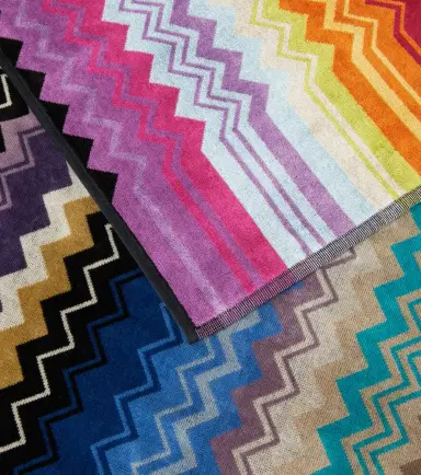 Missoni Giacomo Zigzag cotton bath sheet | Thumbnail 6