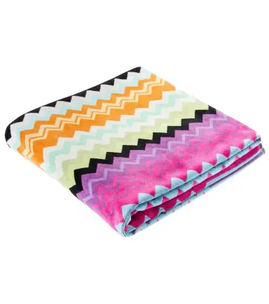 Missoni Giacomo Zigzag cotton bath sheet | Thumbnail 1