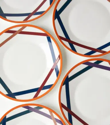 Missoni Nastri set of 6 dinner plates | Thumbnail 3