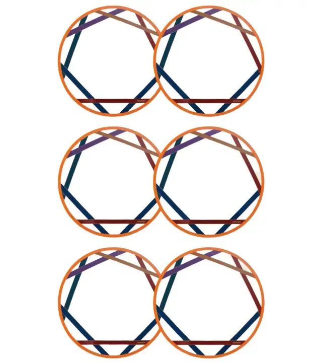 Missoni Nastri set of 6 dinner plates