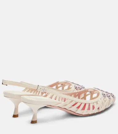 Roger Vivier I Love leather slingback pumps | Thumbnail 3