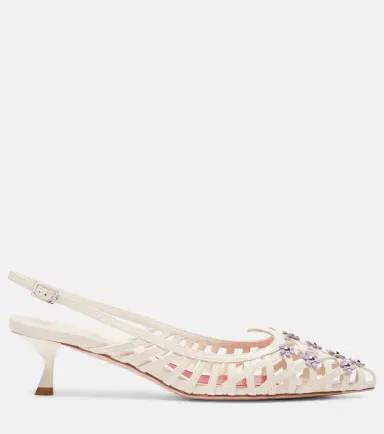 Roger Vivier I Love leather slingback pumps | Thumbnail 4