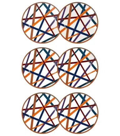 Missoni Nastri set of 6 dessert plates | Thumbnail 1