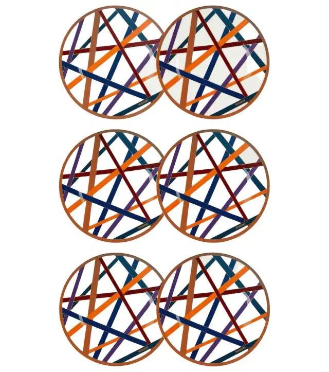Missoni Nastri set of 6 dessert plates