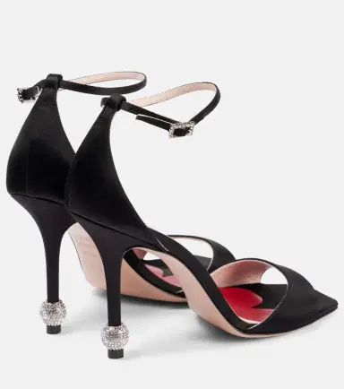 Roger Vivier Jewel 100 embellished satin sandals | Thumbnail 5 Roger Vivier Jewel 100 embellished satin sandals | Thumbnail 5