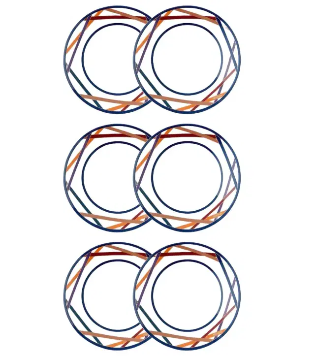 Missoni Nastri set of 6 ceramic soup plates