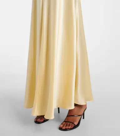 Rodarte Lace-trimmed silk charmeuse gown | Thumbnail 4 Rodarte Lace-trimmed silk charmeuse gown | Thumbnail 4