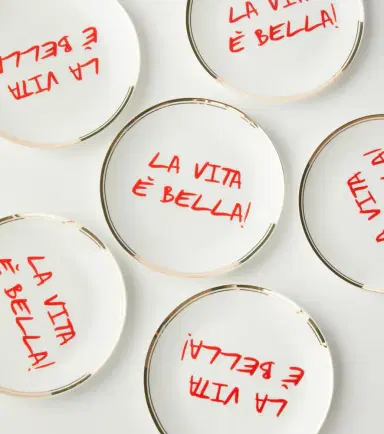 Bitossi La Vita È Bella set of 6 plates | Thumbnail 3