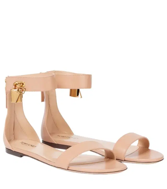 Tom Ford Padlock leather sandals