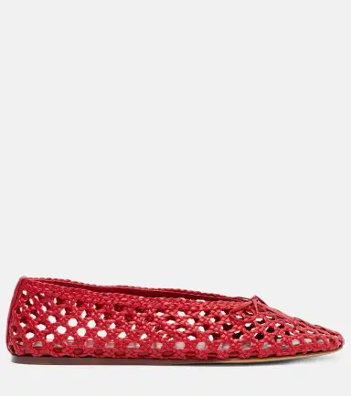 Le Monde Béryl Le Monde Béryl Regency woven leather ballet flats | Thumbnail 2