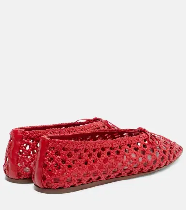 Le Monde Béryl Le Monde Béryl Regency woven leather ballet flats | Thumbnail 3