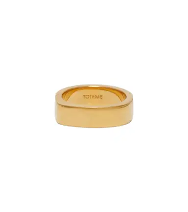 TOTEME Signature18kt gold-plated ring | Thumbnail 1 TOTEME Signature18kt gold-plated ring | Thumbnail 1