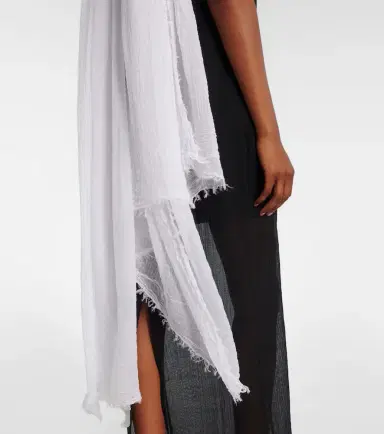 TOTEME Cotton scarf | Thumbnail 6 TOTEME Cotton scarf | Thumbnail 6
