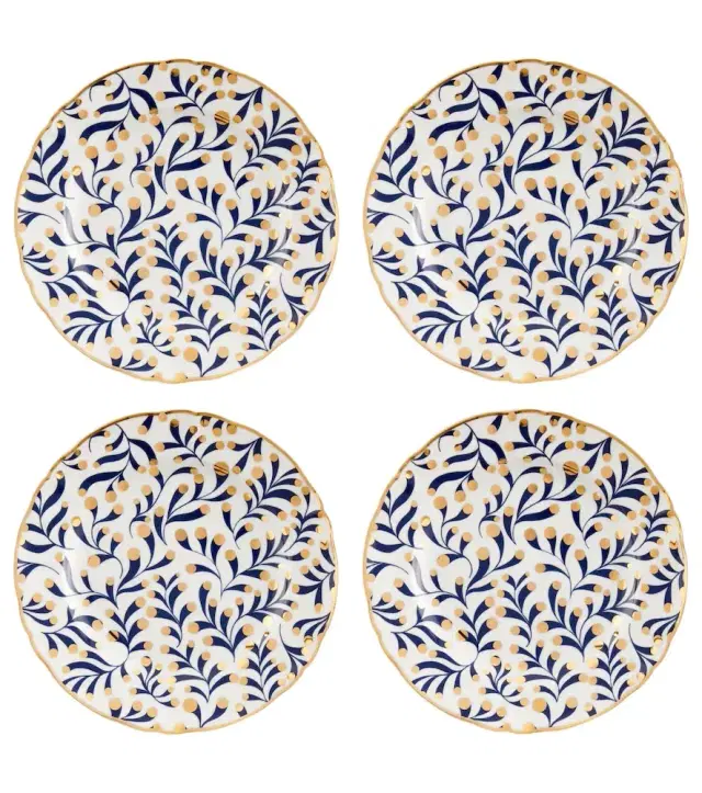 Bitossi Marino set of 4 dessert plates