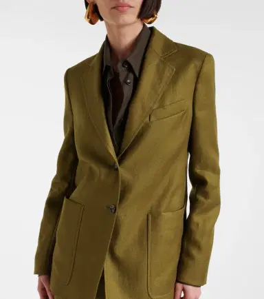 Max Mara Guglia linen blazer | Thumbnail 3 Max Mara Guglia linen blazer | Thumbnail 3