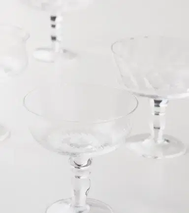 Bitossi Diseguale set of 6 champagne coupe glasses | Thumbnail 3
