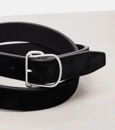TOTEME Swirl suede belt | Thumbnail 2