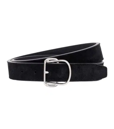 TOTEME Swirl suede belt | Thumbnail 1