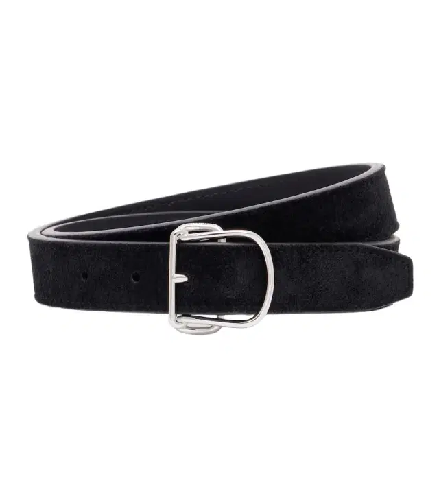 Swirl suede belt