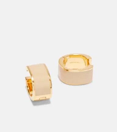 TOTEME Signature gold-plated hoop earrings | Thumbnail 2