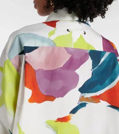 Max Mara Verace printed cotton top | Thumbnail 2 Max Mara Verace printed cotton top | Thumbnail 2