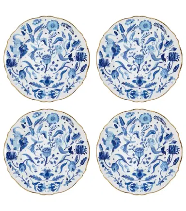 Bitossi Marino set of 4 porcelain dinner plates | Thumbnail 1