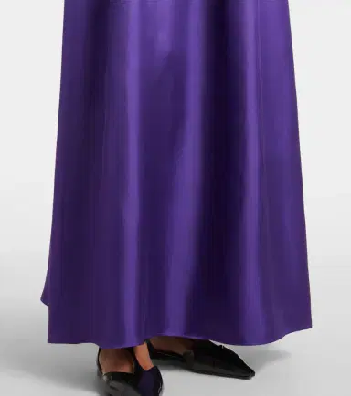 Max Mara Edda pleated silk maxi dress | Thumbnail 2