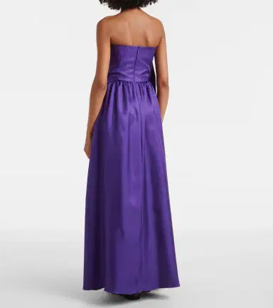 Max Mara Edda pleated silk maxi dress | Thumbnail 5