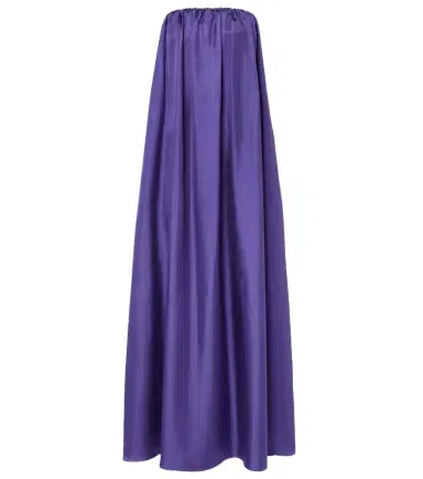Max Mara Edda pleated silk maxi dress | Thumbnail 1