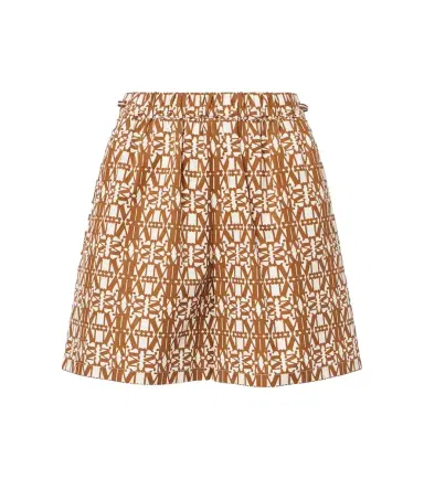 Max Mara Taiga high-rise cotton shorts | Thumbnail 1