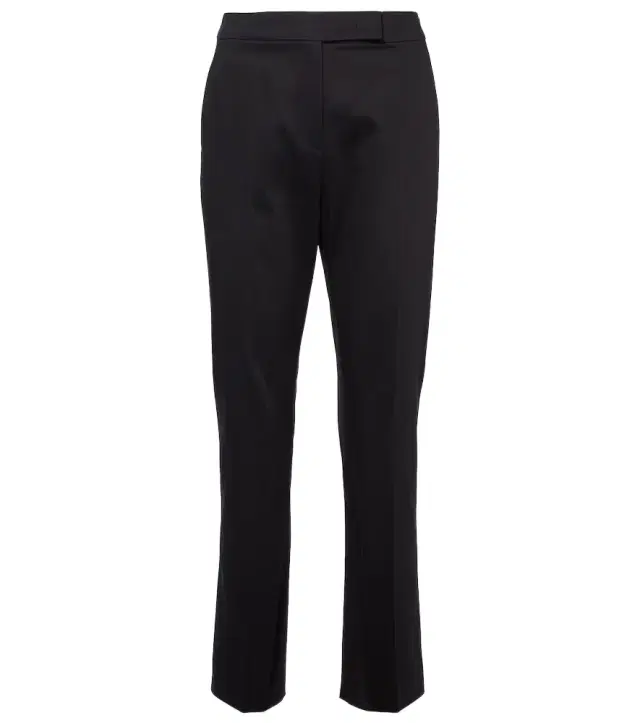 Max Mara Okra mid-rise cotton flared pants