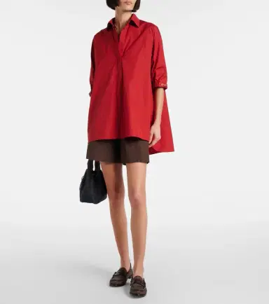 Max Mara Teano cotton poplin shirt | Thumbnail 3