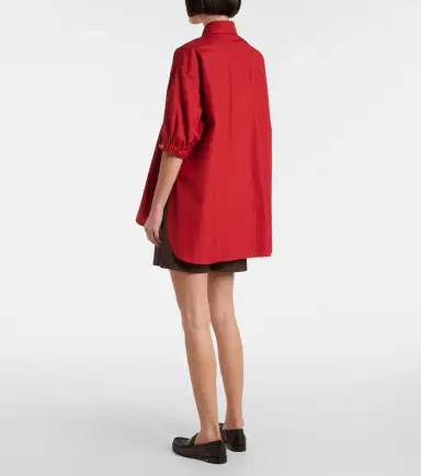 Max Mara Teano cotton poplin shirt | Thumbnail 4