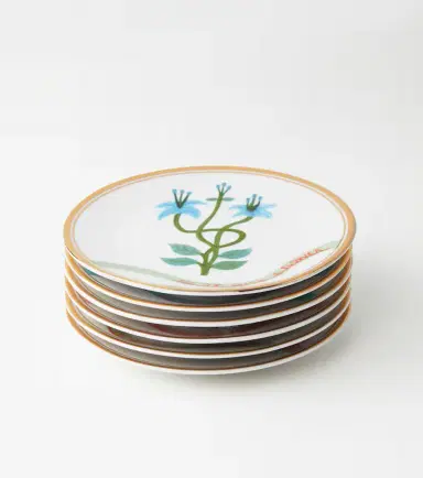Bitossi Flowers set of 6 dessert plates | Thumbnail 3