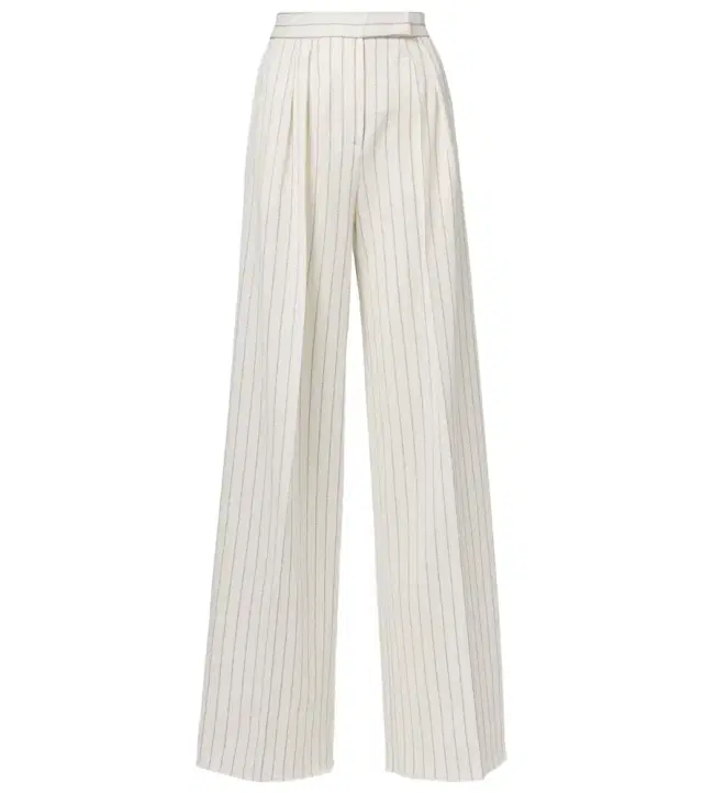 Max Mara Clarion cotton and linen straight pants