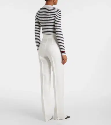 Max Mara Aversa high-rise linen wide-leg pants | Thumbnail 4