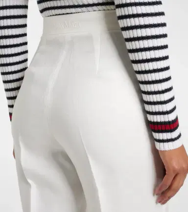 Max Mara Aversa high-rise linen wide-leg pants | Thumbnail 5