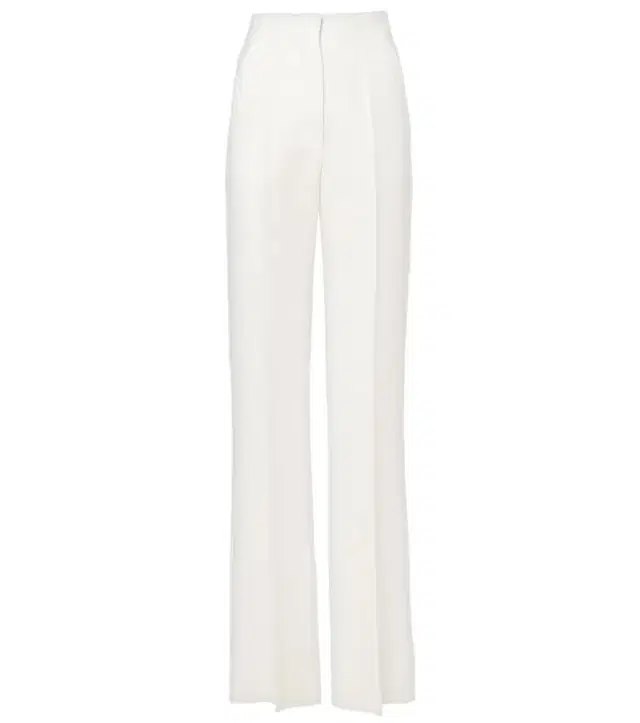Max Mara Aversa high-rise linen wide-leg pants