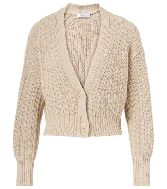 Max Mara Stelvio linen and cotton cardigan