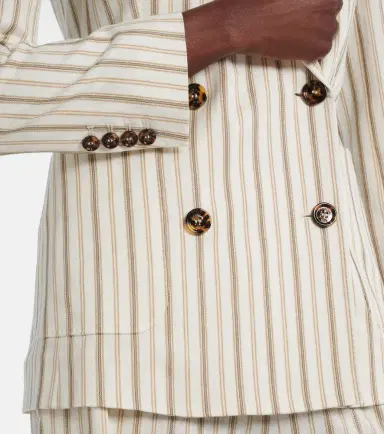 Max Mara Pensile cotton and linen blazer | Thumbnail 5 Max Mara Pensile cotton and linen blazer | Thumbnail 5