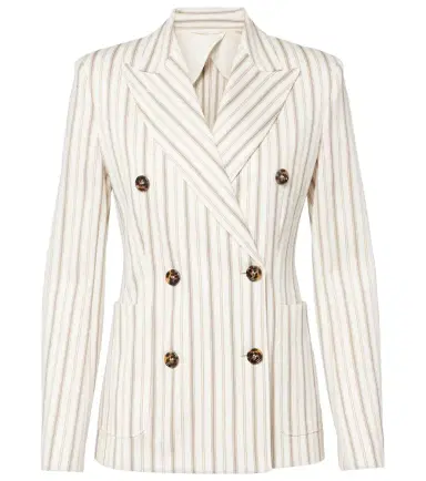 Max Mara Pensile cotton and linen blazer | Thumbnail 1 Max Mara Pensile cotton and linen blazer | Thumbnail 1