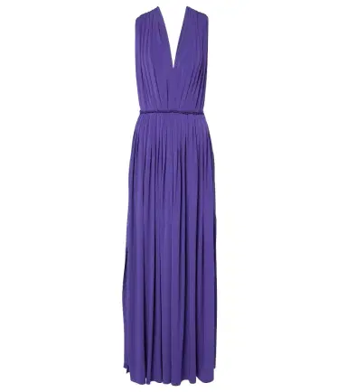 Max Mara Walter pleated jersey maxi dress | Thumbnail 1