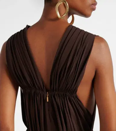 Max Mara Pleated gathered maxi dress | Thumbnail 5