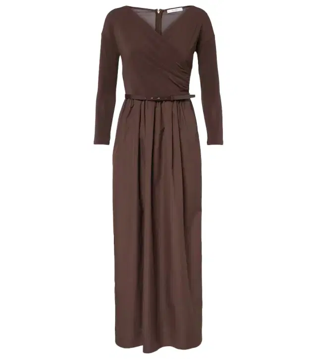 Max Mara Kaiser belted maxi dress