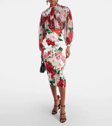 Dolce & Gabbana Floral midi skirt | Thumbnail 2
