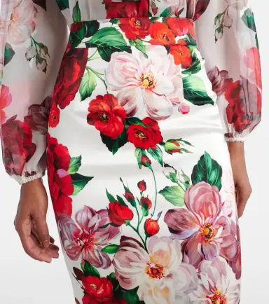 Dolce & Gabbana Floral midi skirt | Thumbnail 3