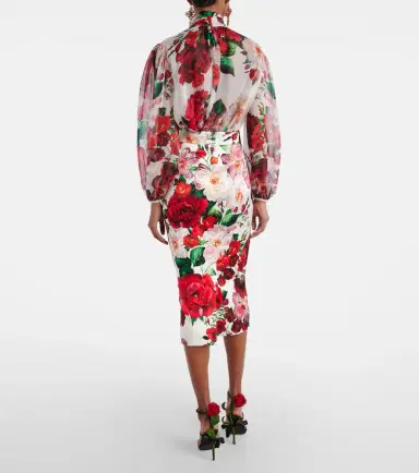 Dolce & Gabbana Floral midi skirt | Thumbnail 4
