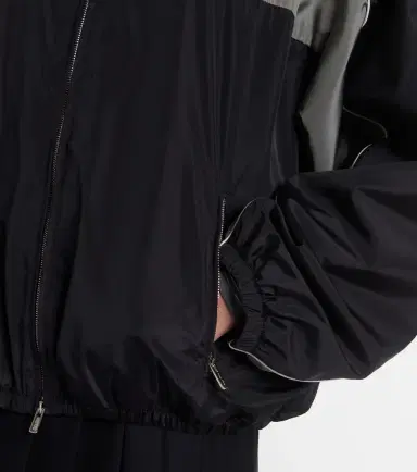 Miu Miu Logo oversized track jacket | Thumbnail 4