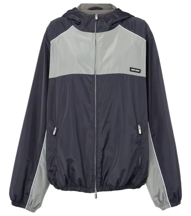 Logo oversized track jacket