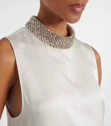 Tom Ford Embellished silk satin top | Thumbnail 5